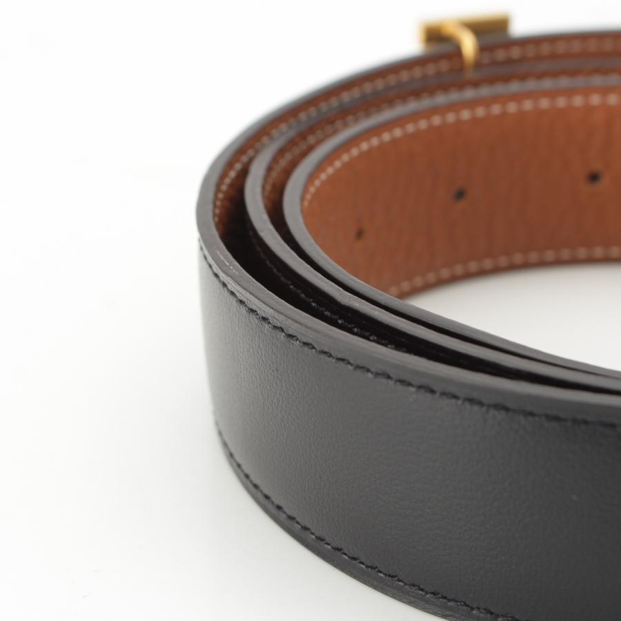 HERMES（エルメス） C刻印 Hベルト リバーシブル ゴールド金具 ベルト