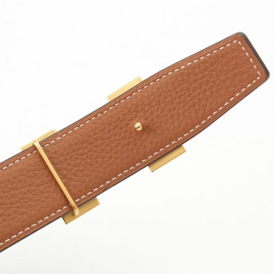 HERMES（エルメス） C刻印 Hベルト リバーシブル ゴールド金具 ベルト