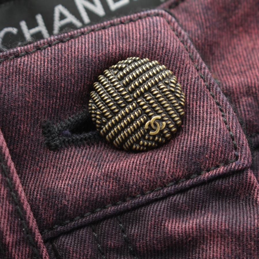 CHANEL（シャネル） コットン ツイード ココマーク デニム ショート