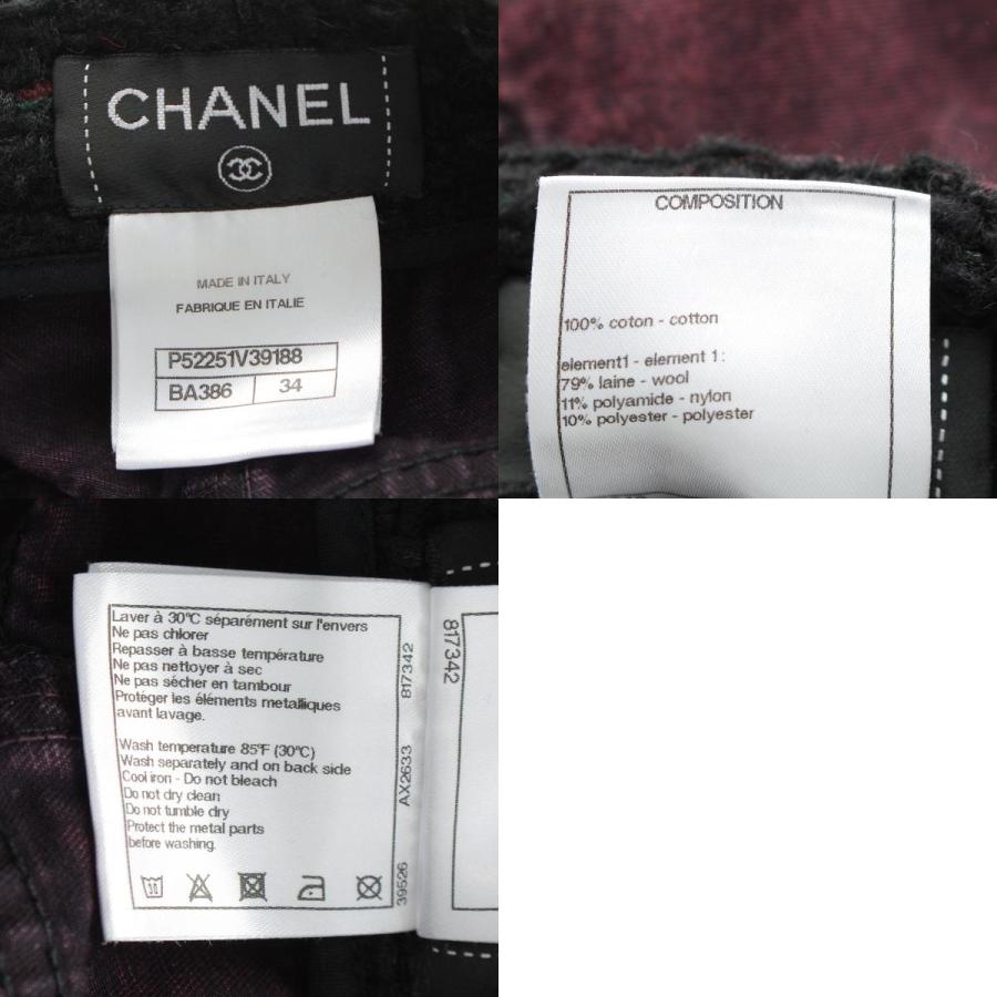 CHANEL（シャネル） コットン ツイード ココマーク デニム ショート