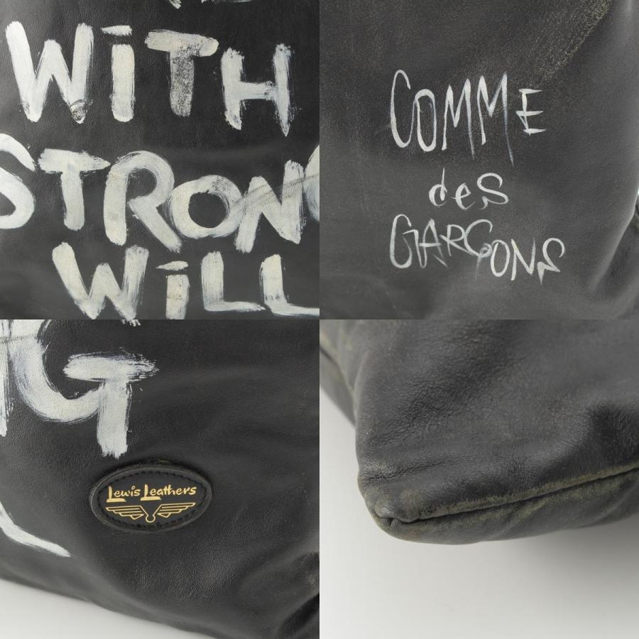 コムデギャルソン ルイスレザー ペイント トートバッグ KO-K001 ブラック【中古】 | COMME des GARCONS | 08