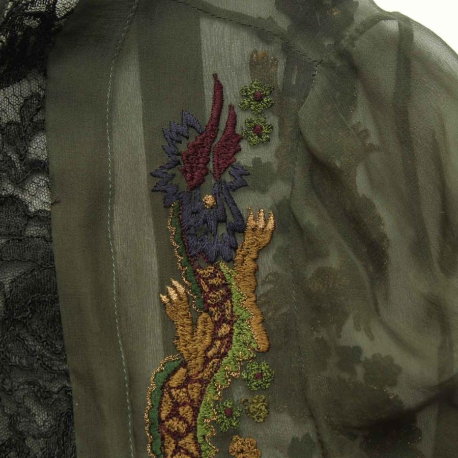 EMILIO PUCCI 【エミリオプッチ】Emilio Pucci ドラゴン刺繍 シフォン 