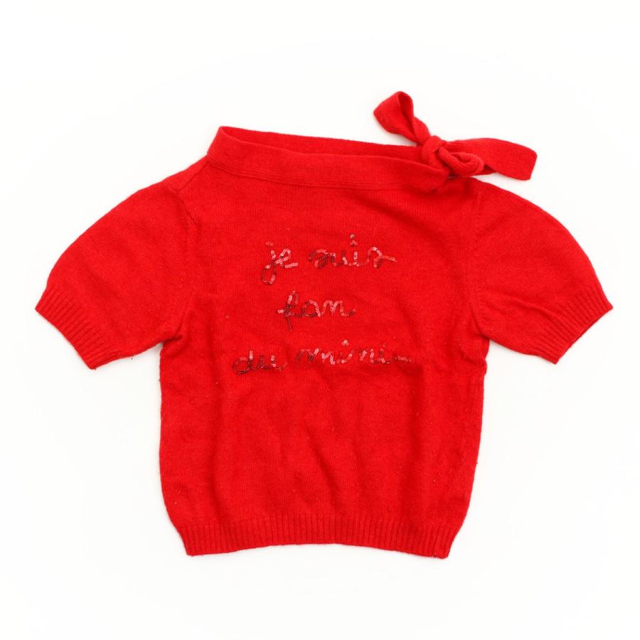 シモネッタ】Simonetta キッズ 子供服 スパンコール ニット トップス 