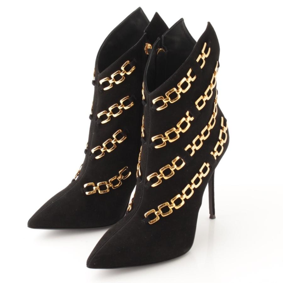 ジュゼッペ ザノッティ】Giuseppe Zanotti チェーン スエード ショート 