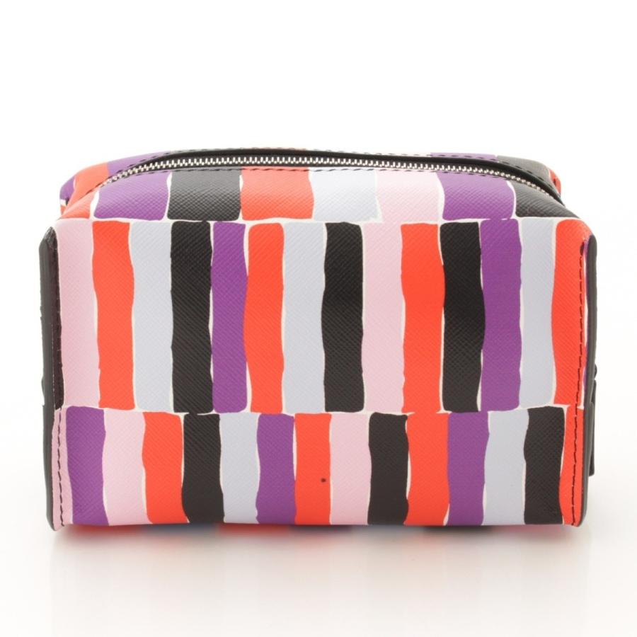 エミリオプッチ】Emilio Pucci レザー ミニ ポーチ マルチカラー 未  