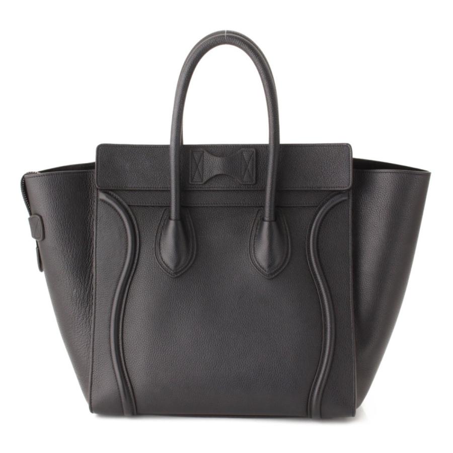 【セリーヌ】Celine　ラゲージ ミニショッパー レザー トートバッグ 165213 ブラック  【中古】【正規品保証】46513｜retrojp｜04