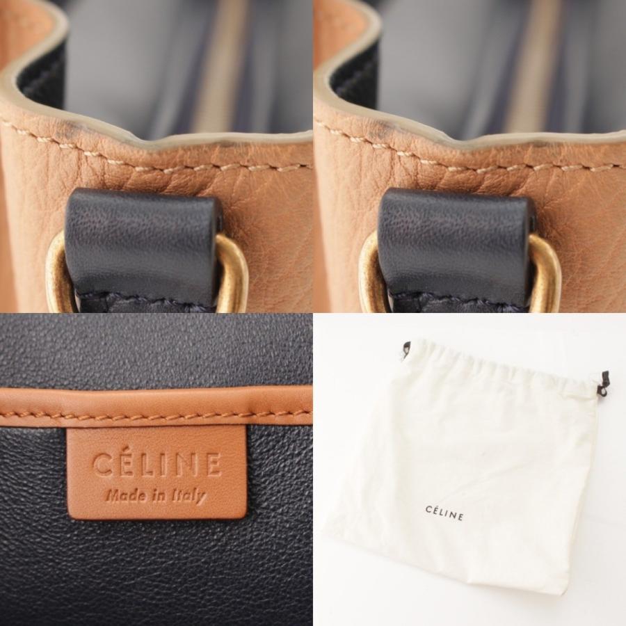 【セリーヌ】Celine　ラゲージ ナノショッパー 2WAY ショルダーバッグ 168243 トリコロール  【中古】【正規品保証】53039｜retrojp｜07