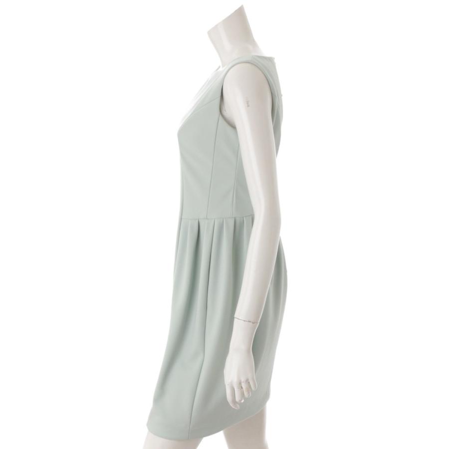 美品✨フォクシーニューヨーク ワンピース ミントグリーン フレア 40 新品未使用フォクシーニューヨーク40ワンピース40 ミントグリーン