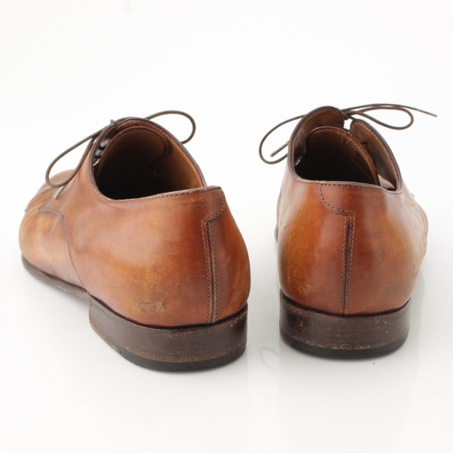 楽天ランキング1位【ベルルッティ】Berluti　GASPARD ガスパール レザー ビジネスシューズ ブラウン 8 1/2 【中古】【正規品保証】60596 自立支援