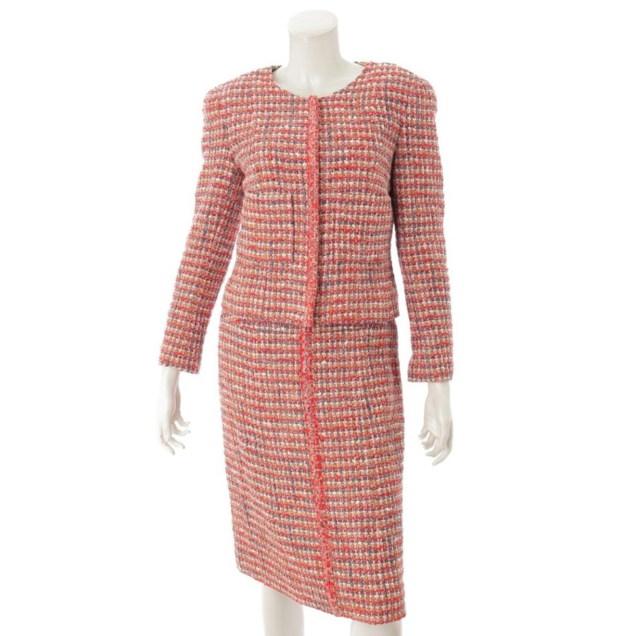 CHANEL 【シャネル】Chanel 03P ミックスツイード ノーカラー  