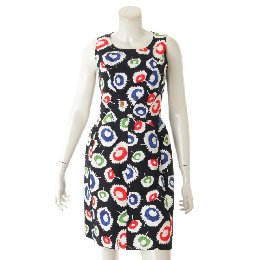 CHANEL 【シャネル】Chanel 97S 総柄 ノースリーブ ワンピース P08994  