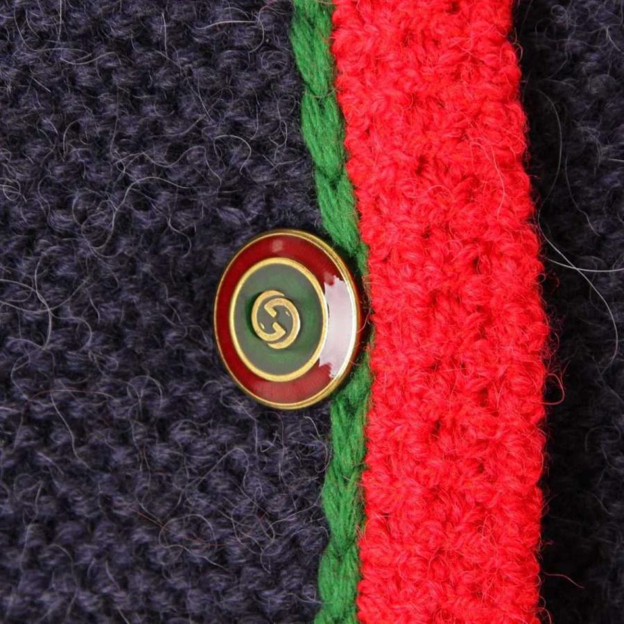 【グッチ】Gucci ニットコート 543419 ネイビー S グッチ】Gucci ニットコート 543419 ネイビー S