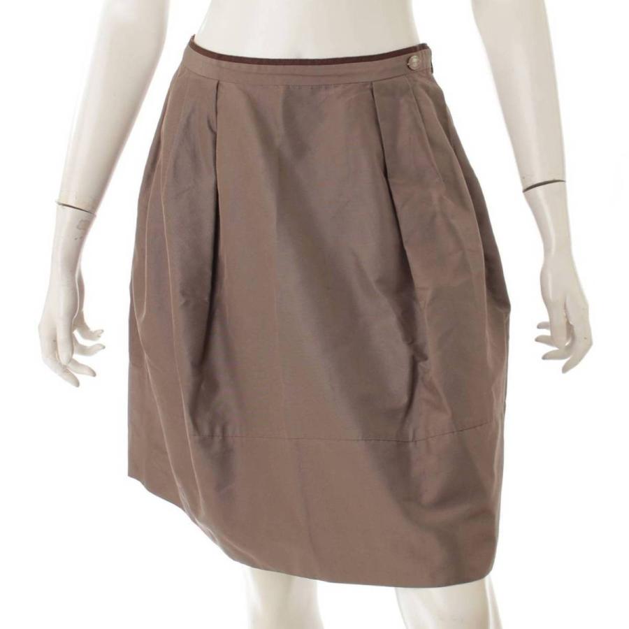 FOXEY 【フォクシー】Foxey タック フレア スカート 31256 カーキ 40  