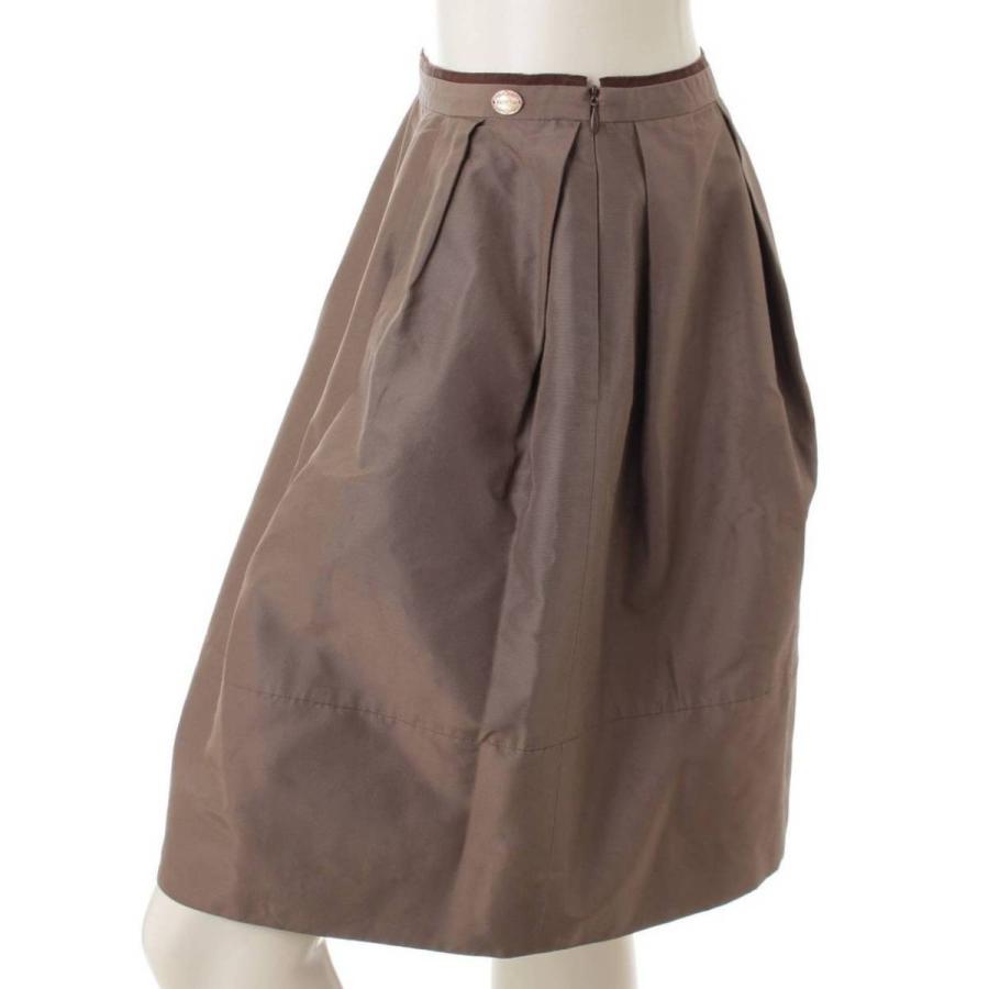 FOXEY 【フォクシー】Foxey タック フレア スカート 31256 カーキ 40  