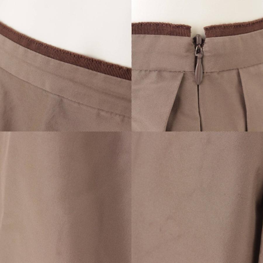 FOXEY 【フォクシー】Foxey タック フレア スカート 31256 カーキ 40  