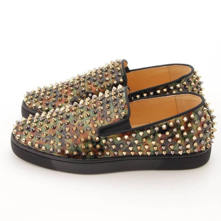 正規通販 Christian Louboutin ローラーボート スタッズ マルチメタル