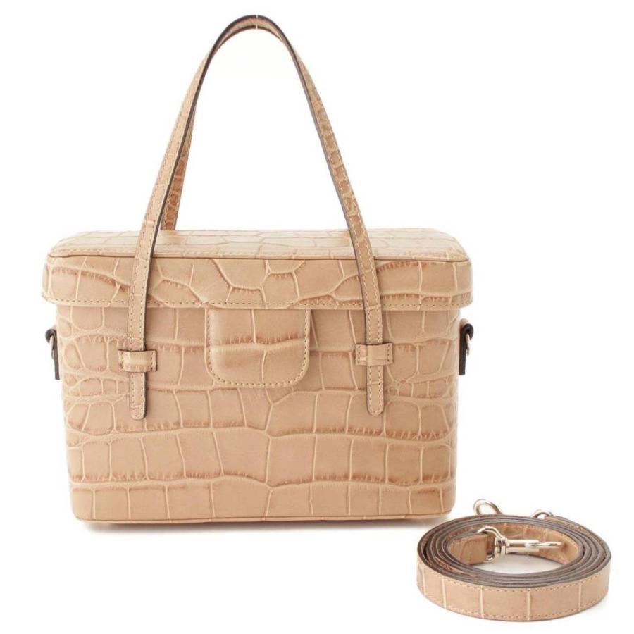 FOXEY 【フォクシー】Foxey クロコ型押し ガトーショコラ ショルダー  