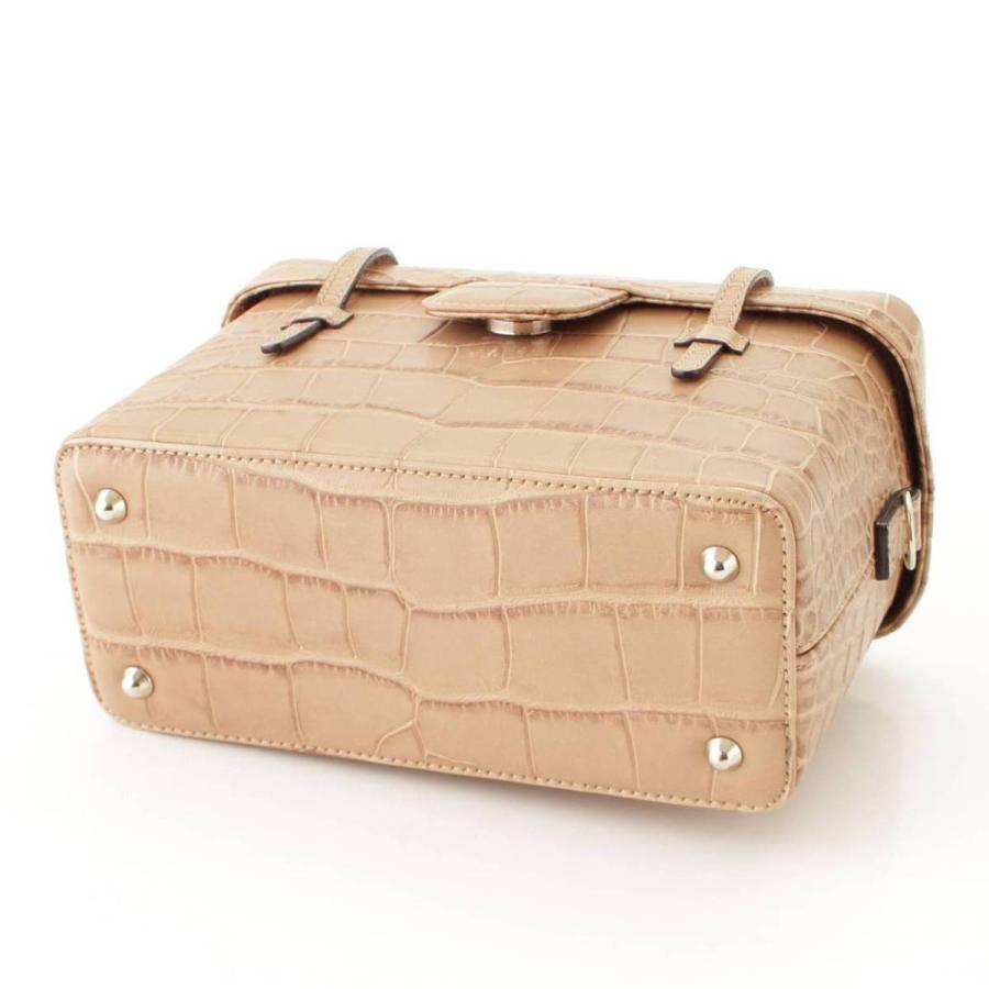 FOXEY 【フォクシー】Foxey クロコ型押し ガトーショコラ ショルダー  