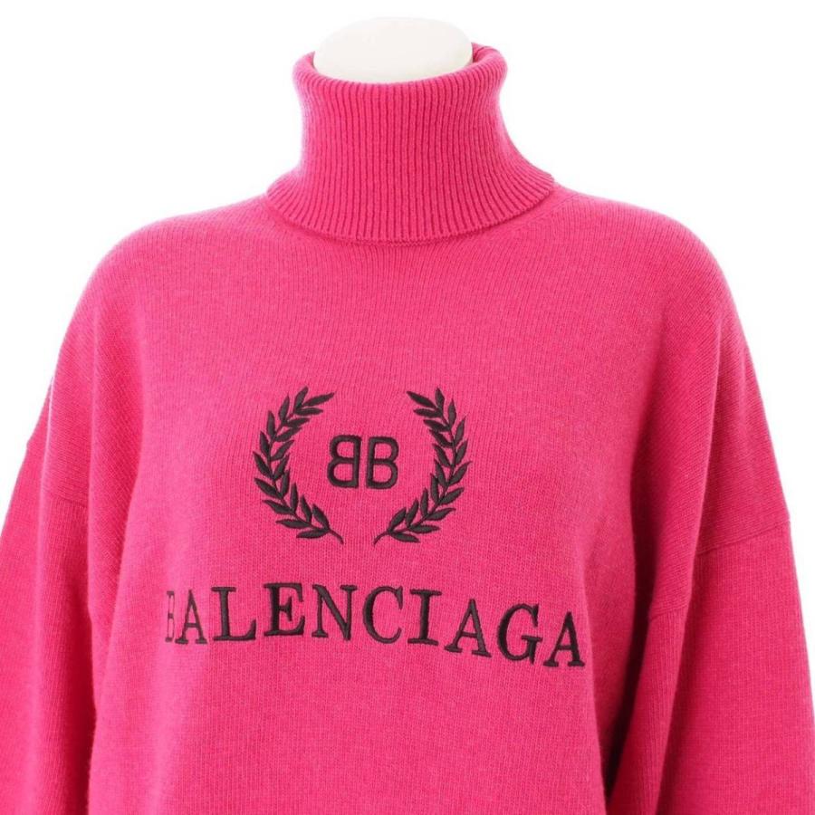 BALENCIAGA ロゴ入りニットセーター ピンク値下げ交渉可能 楽天市場】ロゴ（ブランドバレンシアガ）（ニット・セーター