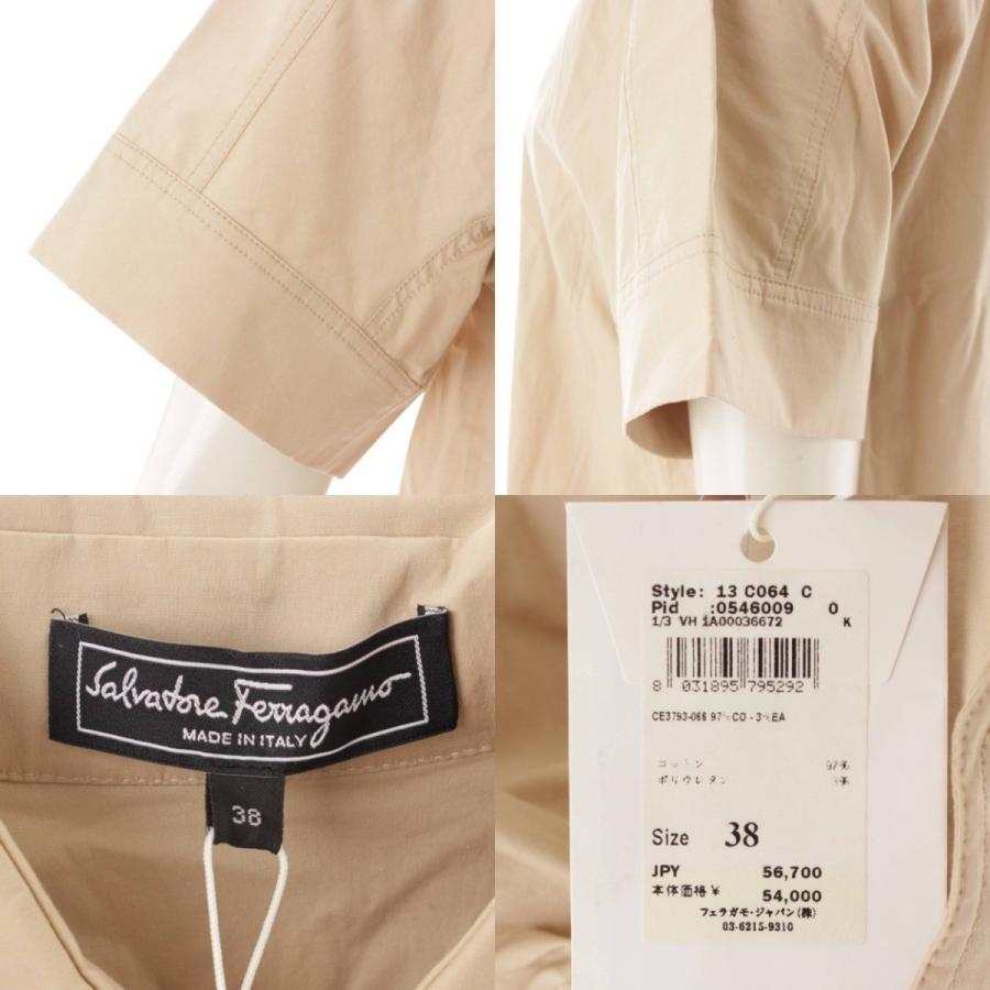 サルバトーレフェラガモ】Salvatore Ferragamo エポレット付き ハーフ 