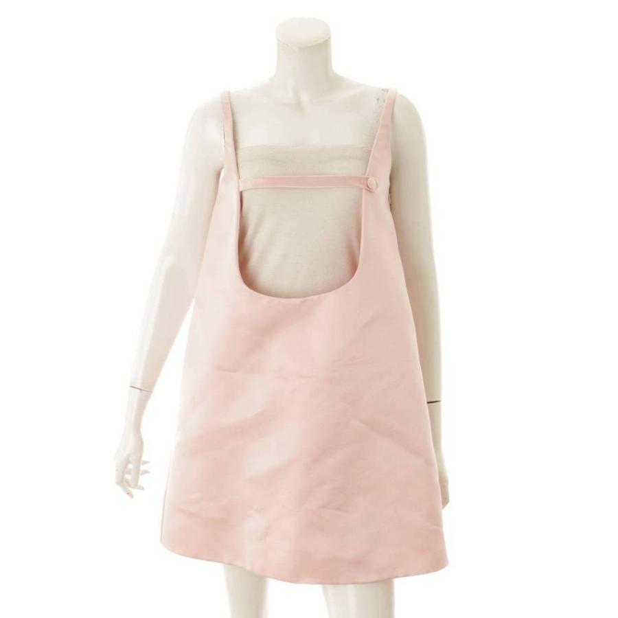 高品質の人気 プラダ Prada 18年 シルク ノースリーブ ワンピース チュニック エプロン ピンク 36 中古 正規品保証 ワンピース チュニック Thunda2 Com Au