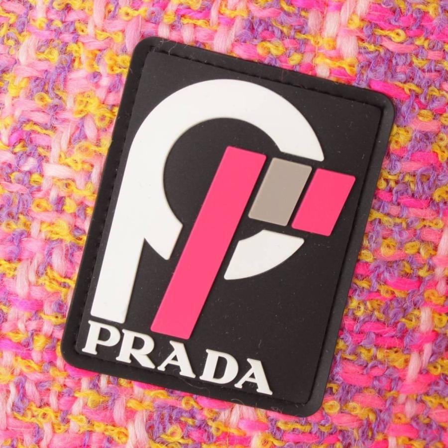 プラダ】Prada 18AW ラバーパッチ ミックスツイード ジャケット 