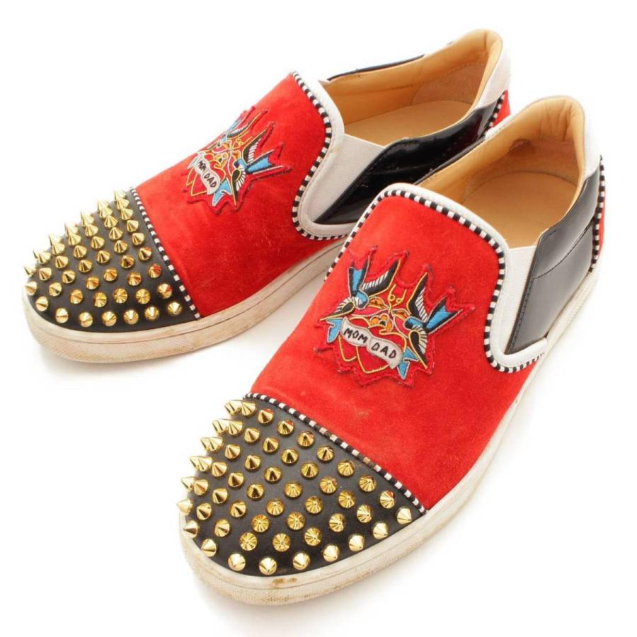 Christian Louboutin Louboutin MOM AND DAD スエード スタッズ 
