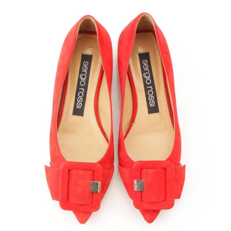 セルジオロッシ SR MILANO MIA レッド スリングバック レッド フラット: 10mm, Sr Milano Mia