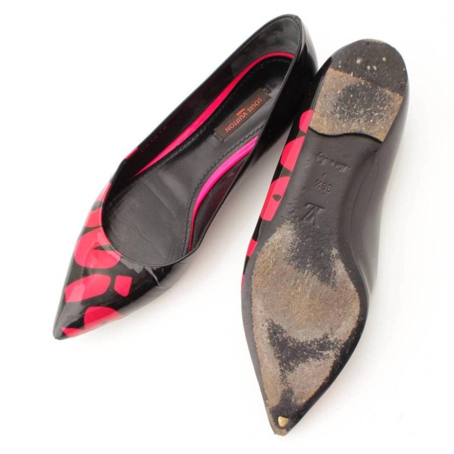 ルイヴィトン バイカラー フラットシューズ 38 1/2-