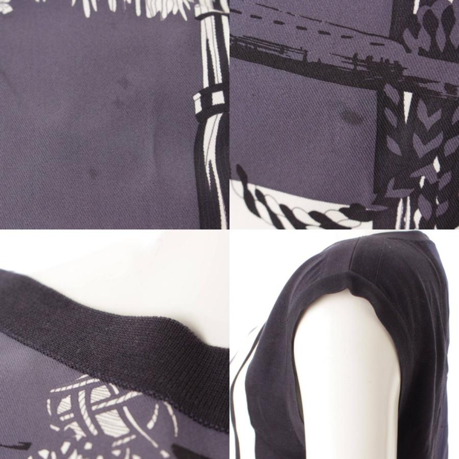 エルメス】Hermes ツイルレーヌ ノースリーブトップス パスマントリー 