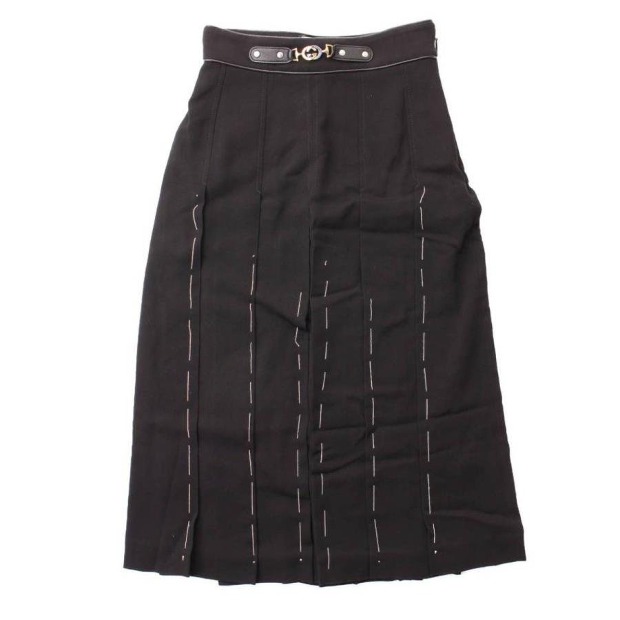 GUCCI 【グッチ】Gucci ホースビット プリーツ スカート 596968 