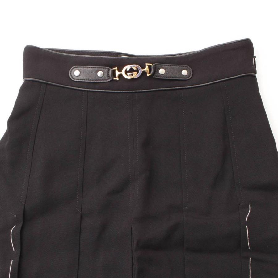 GUCCI 【グッチ】Gucci ホースビット プリーツ スカート 596968 