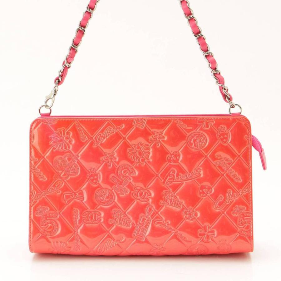 CHANEL 【シャネル】Chanel アイコン エナメル チェーンショルダー  