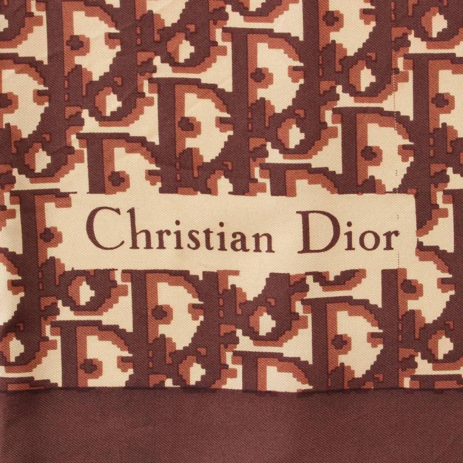 クリスチャン ディオール】Christian Dior シルク100％ トロッター柄