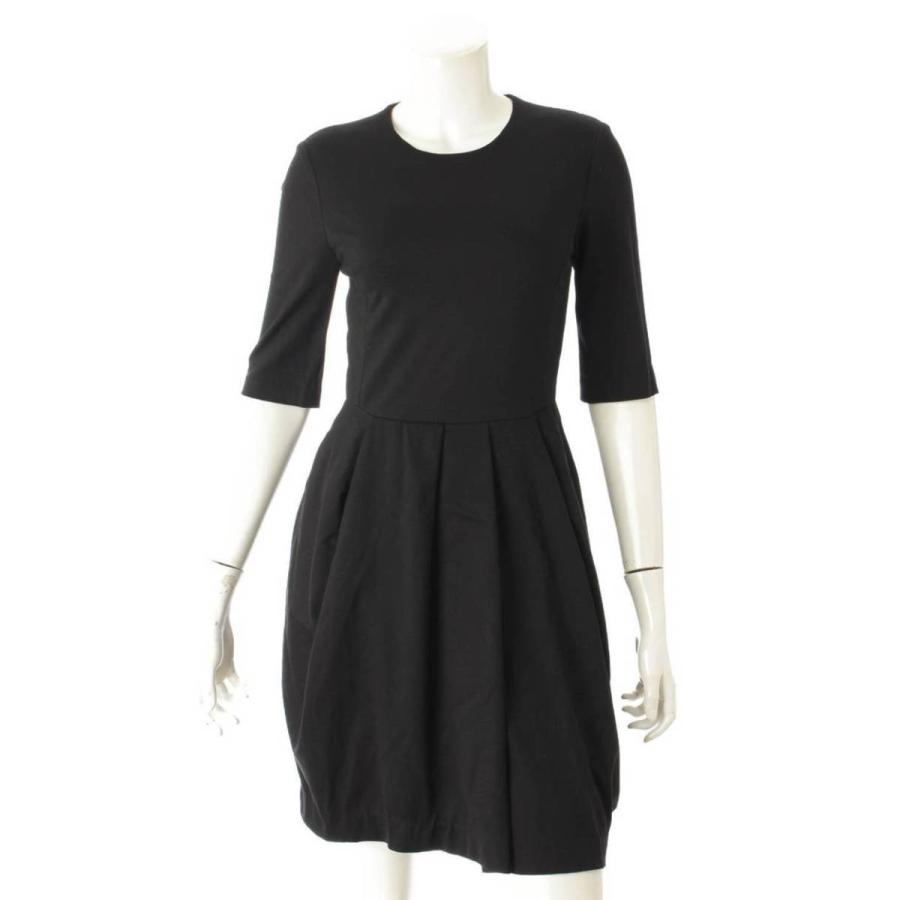 Chesty 【ヨーコチャン】YOKO CHAN タックワンピース ドレス ブラック  