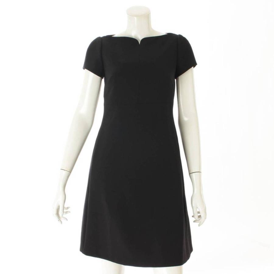在庫限りッ アウトレット フォクシーニューヨーク Foxey New York Aライン ワンピース ドレス ブラック 38 未使用 中古 正規品保証 最適な価格 Kpiss Fm