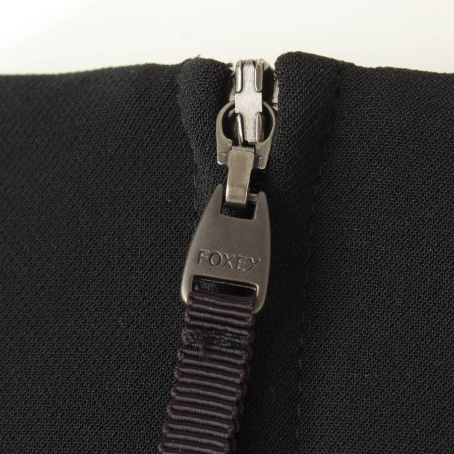 在庫限りッ アウトレット フォクシーニューヨーク Foxey New York Aライン ワンピース ドレス ブラック 38 未使用 中古 正規品保証 最適な価格 Kpiss Fm