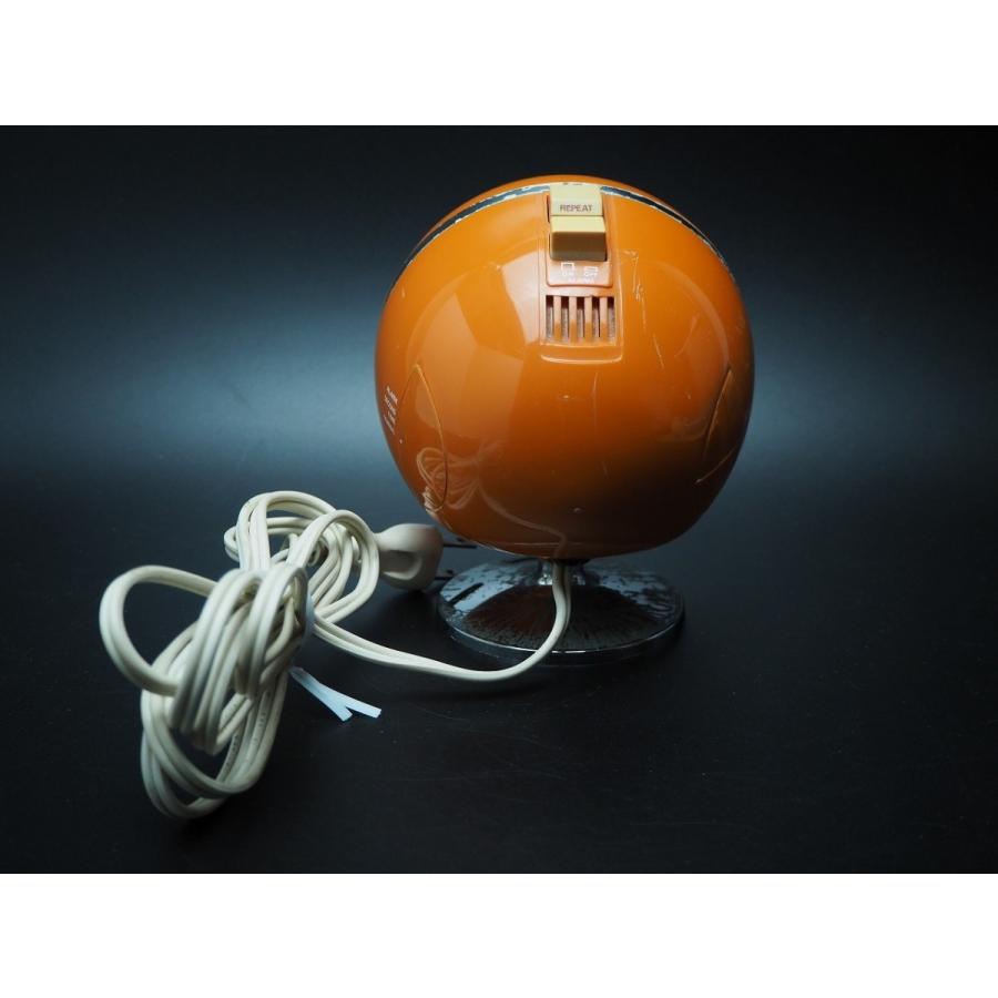 Maruman 置時計 EM-700 オレンジ　ミッドセンチュリー マルマン 丸くてかわいいデジタル時計 EM-700 スペースエイジ 50Hzのみ