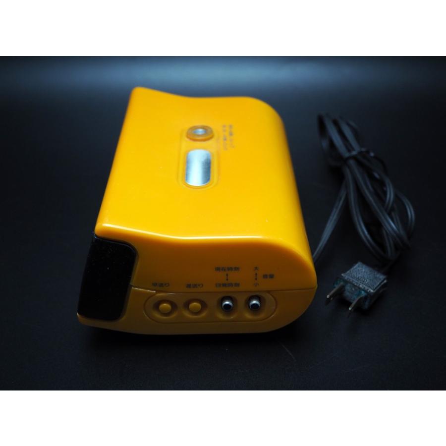 日立 電子式 オレンジ 目覚まし時計 AW-271 発光デジタル時計 50-60Hz