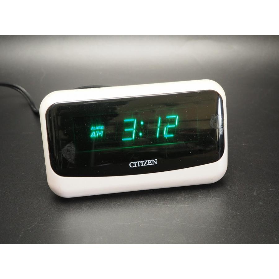 CITIZEN（シチズン） LEDデジタル時計 LC013-A ホワイト 50-60Hz 日本