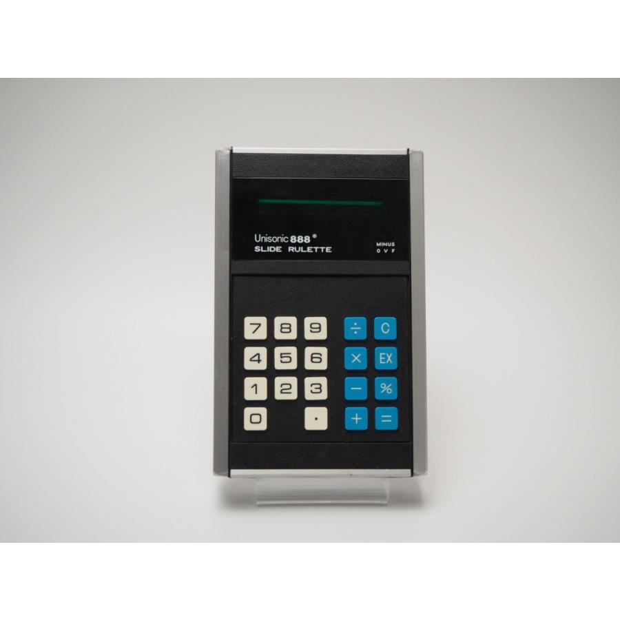 Unisonic 888 シルバー ビンテージ FL 電卓 計算機 アルミボディ
