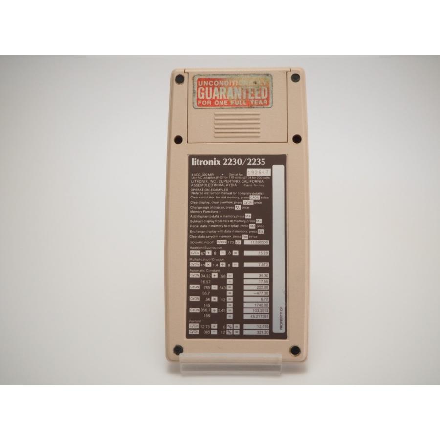 Litronix 2230/2235 ビンテージ FL電卓 アメリカ 70's : レトロ雑貨