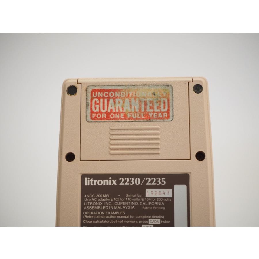 Litronix 2230/2235 ビンテージ FL電卓 アメリカ 70's : レトロ雑貨