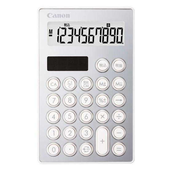 Canon ミニ卓上電卓 W税率 LS-120WT-SL SOB 9jupf8b キヤノン（Canon） 電卓 LS-Smart MINI-SL シルバー : レトロ雑貨専門
