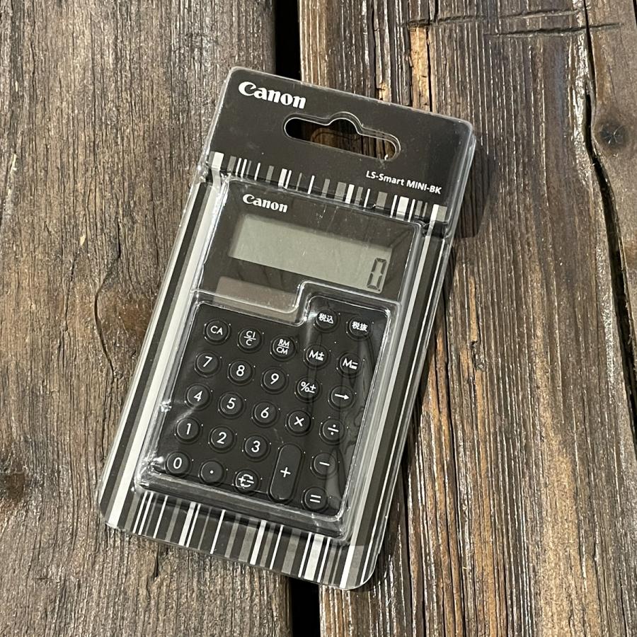 キヤノン（Canon） 電卓 LS-Smart MINI-BK ブラック : レトロ雑貨専門