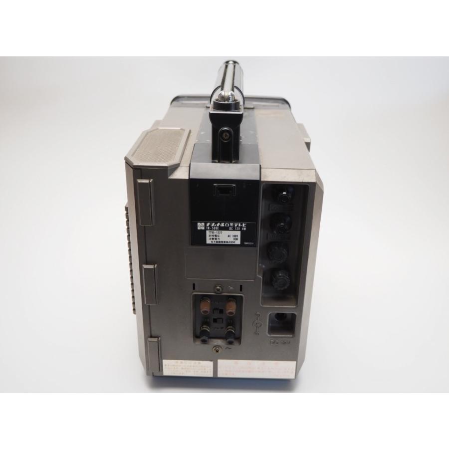 ナショナル National TR-509E 白黒ポータブルブラウン管テレビ 電池