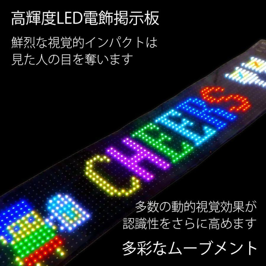 フレキシブルLEDメッセージパネル 595mm x 120mm 96 16個のLED実装