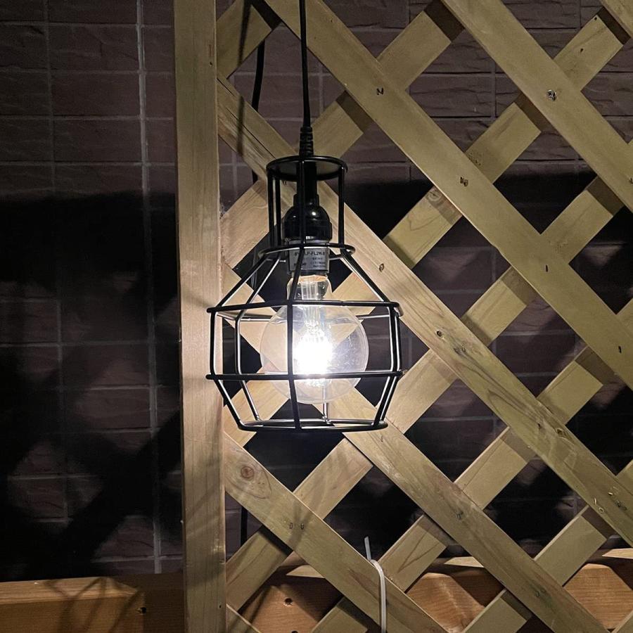 暗くなると自動点灯】レトロ調ペンダントライト ガーデンライト