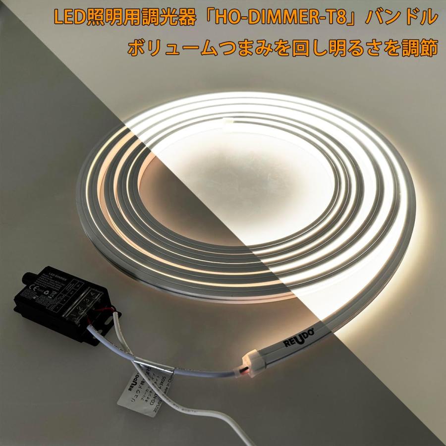 新品 LEDテープライト 10m 3個セット DC24V 6500K 調光器セット フリーカット DC24V LEDネオンテープライト エビ型 3000K