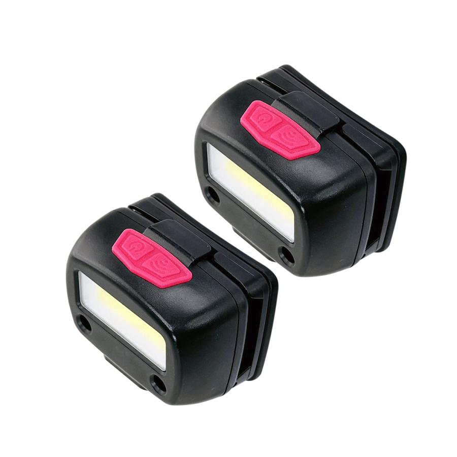 ベルトレス ヘルメット装着 軽量LEDヘッドライト ノータッチスイッチ